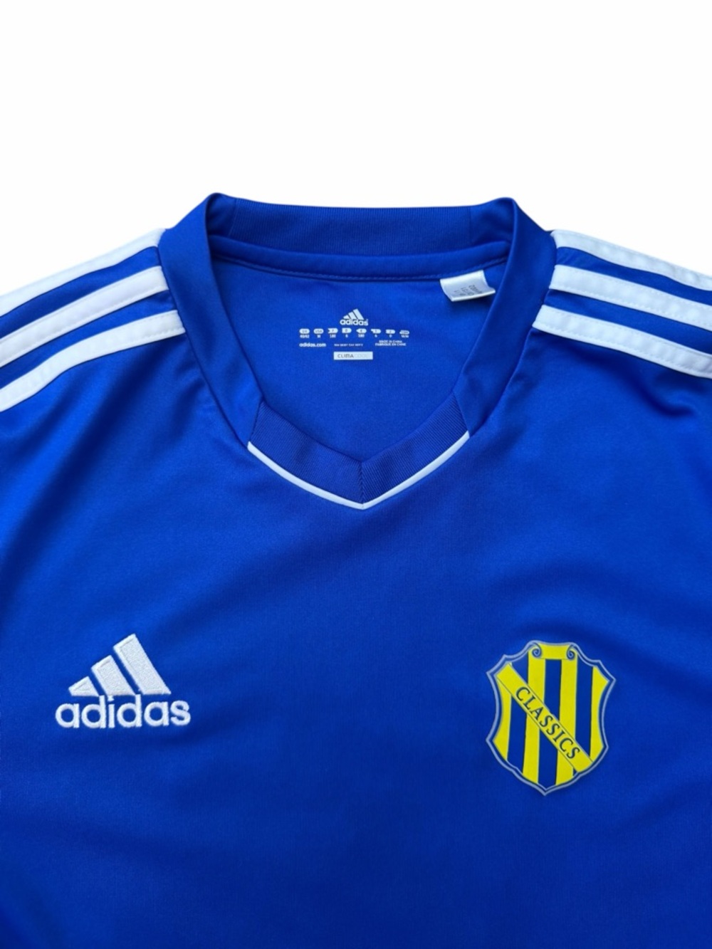 Adidas Men’s M Classics Soccer Club Blue & Black Soccer Jersey - Picture 5 of 7